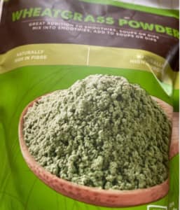 how to use wheatgrass powder